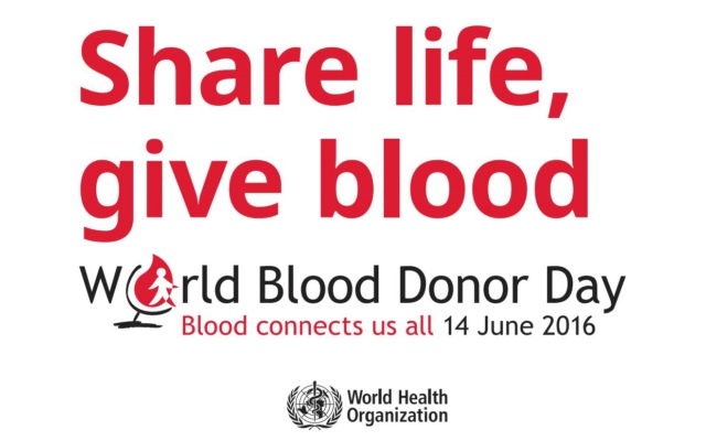 【先睹为快】2016年世界献血者日宣传海报 下载中心 第1张