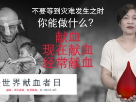 2017年世界献血者日:你能做什么?