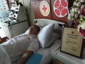 王泽君：定个“献血199次”的小目标